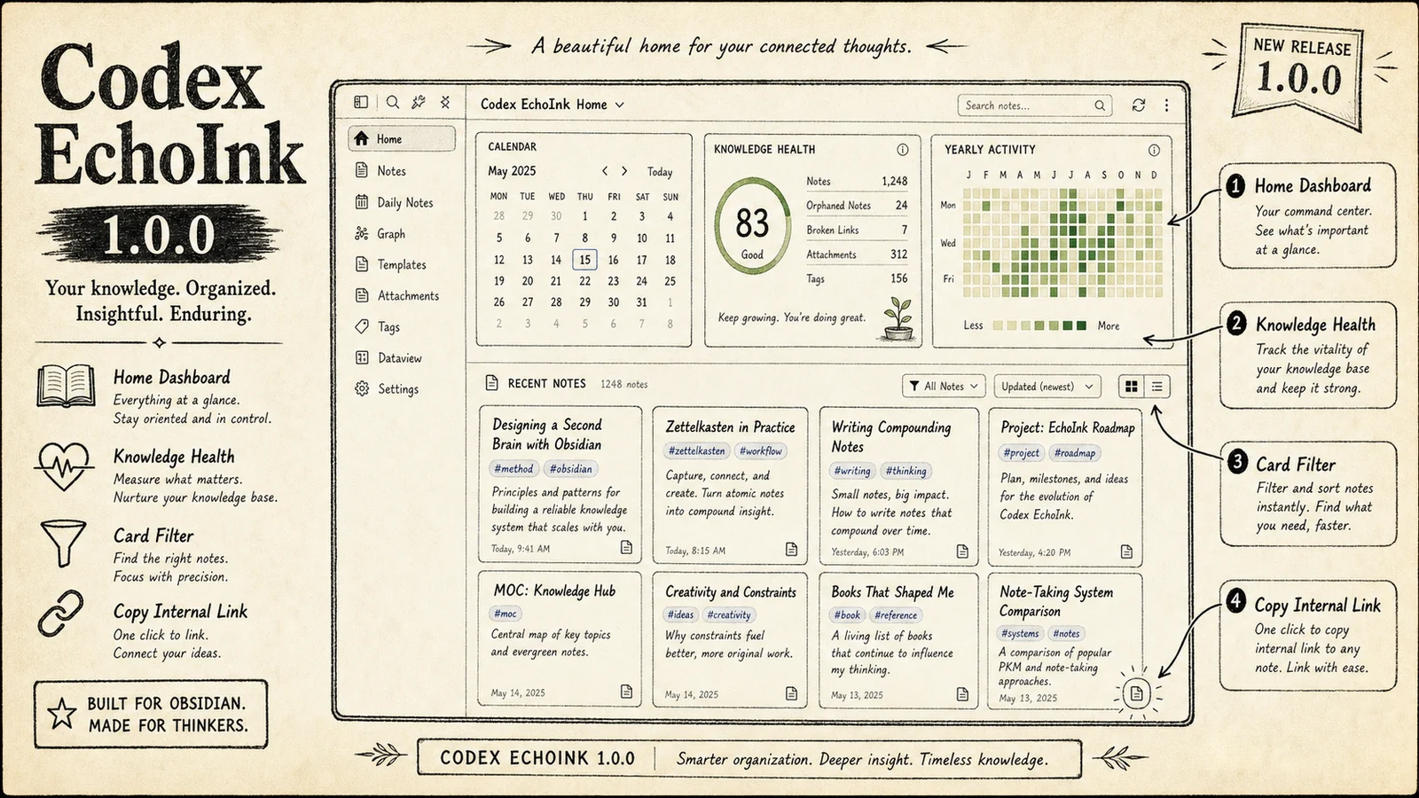 Codex EchoInk 首页工作台 / Home Dashboard